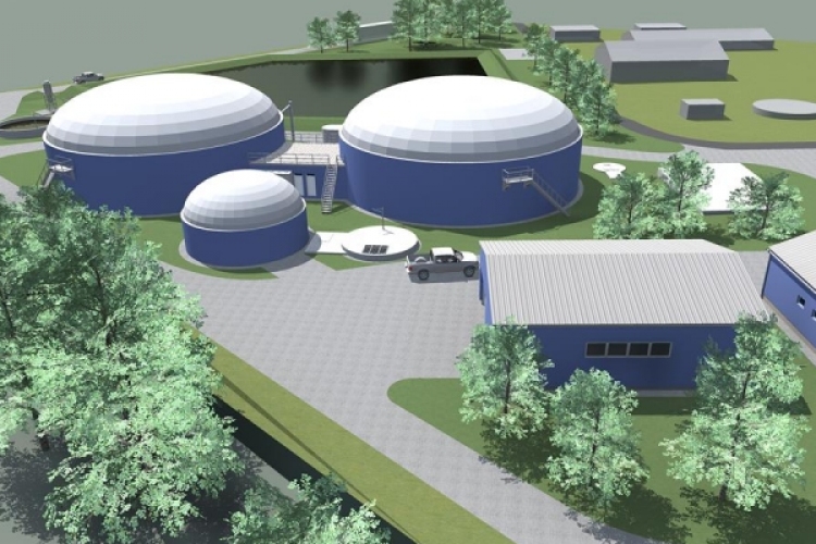 Biogáz üzem Balassagyarmaton