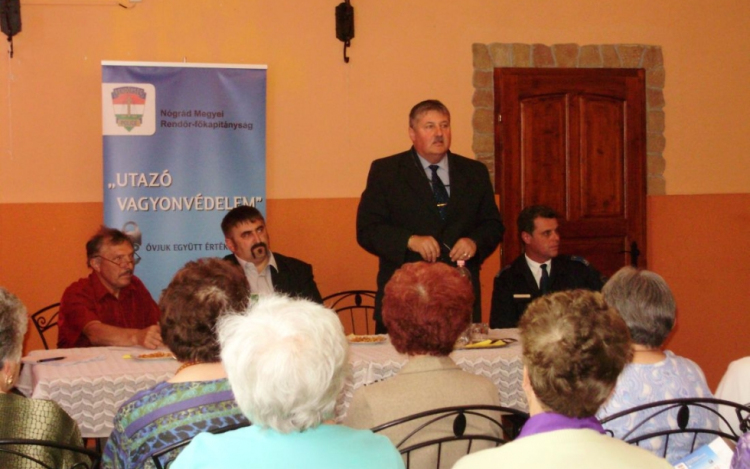 Vagyonvédelmi kiállítás Taron, Ecsegen és Pásztón