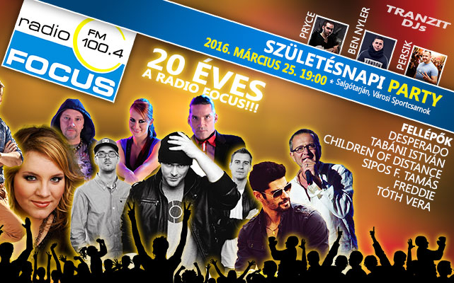 20 éves a Rádió Focus!