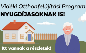 Vidéki otthonfelújítási program a nyugdíjasoknak