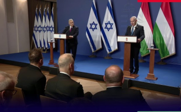 Sajtótájékoztató Benjamin Netanyahu izraeli miniszterelnökkel