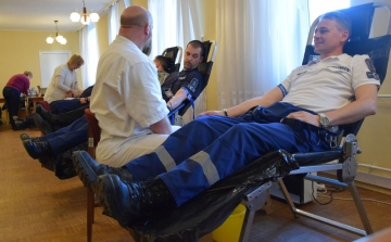 Vért adtak a Nógrád megyei rendőrök