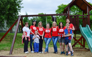 Megszépült a salgótarjáni Megyei Gyermekvédelmi Központ udvara