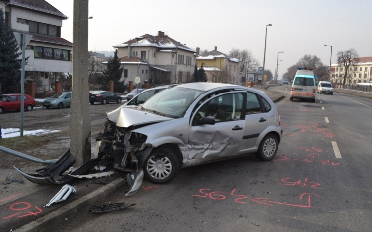 Baleset az elmúlt 24 órából