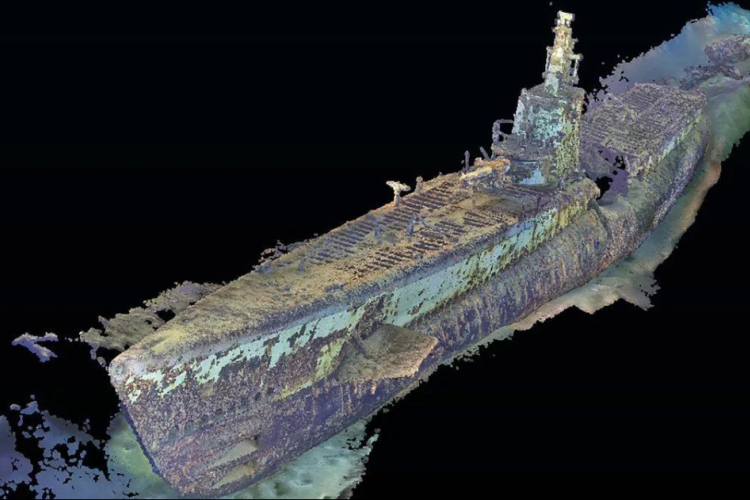 A II. világháborúban elsüllyedt tengeralattjárót találtak az óceán mélyén