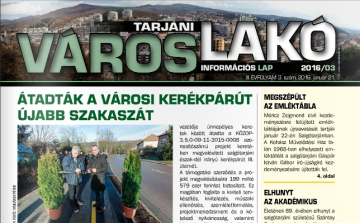 Megjelent a Tarjáni Városlakó legújabb száma