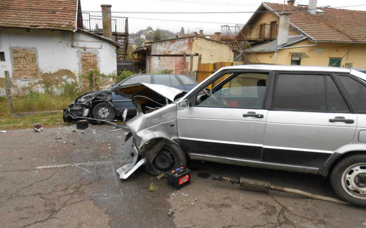 Baleset Salgótarjánban