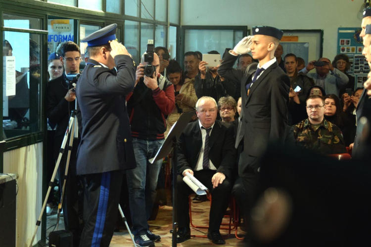 Rendész növendékek fogadalomtétele